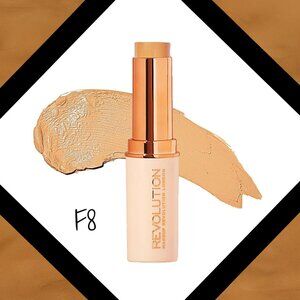 Revolution | F8 | Fast Base Stick Foundation | Medium with Yellow Undertone